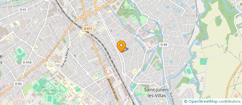 localisation de l'entreprise MONSIEUR SEBASTIEN LEFEVRE  SAINT-JULIEN-LES-VILLAS