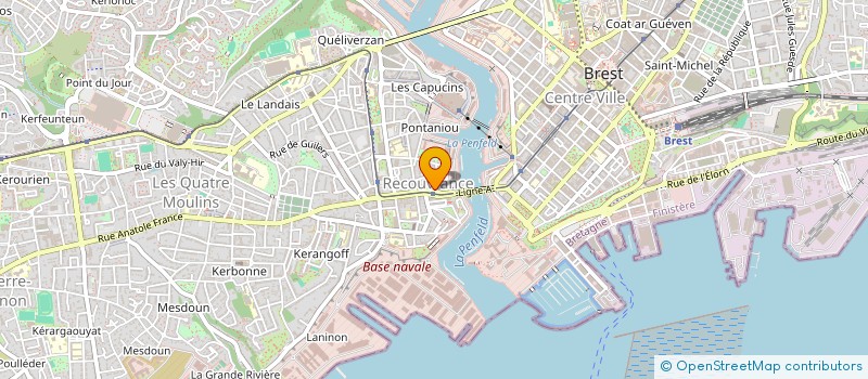 localisation de l'entreprise MONSIEUR SEBASTIEN LEFRANC à BREST