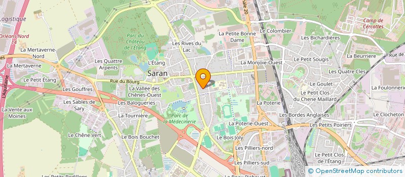 localisation de l'entreprise MONSIEUR SEBASTIEN LEGAGNEUX à SARAN