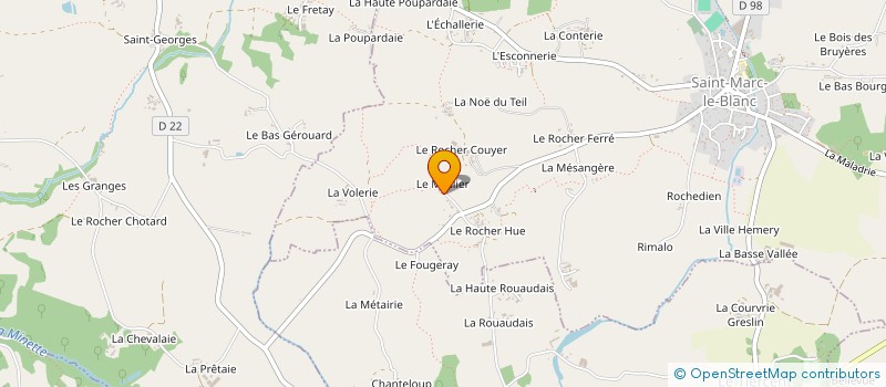 localisation de l'entreprise MONSIEUR SEBASTIEN LEGAVRE à SAINT-MARC-LE-BLANC