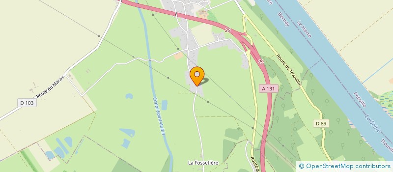 localisation de l'entreprise MONSIEUR SEBASTIEN LEGENDRE  SAINT-AUBIN-SUR-QUILLEBEUF