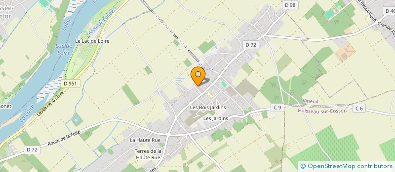 localisation de l'entreprise MONSIEUR SEBASTIEN LEGOT  VINEUIL