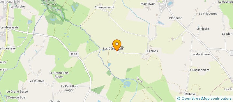 localisation de l'entreprise MONSIEUR SEBASTIEN LEGROS à CHATILLON-EN-VENDELAIS
