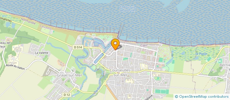 localisation de l'entreprise MONSIEUR SEBASTIEN LEGUAY  COURSEULLES-SUR-MER