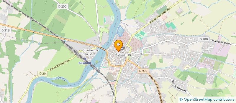 localisation de l'entreprise MONSIEUR SEBASTIEN LEHNERT  AUXONNE