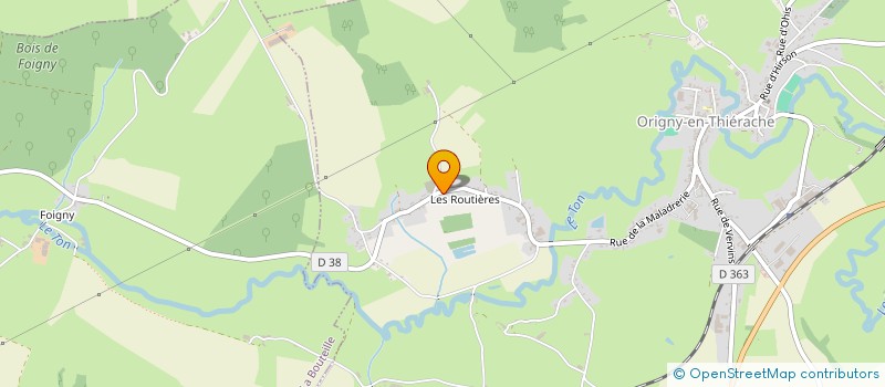localisation de l'entreprise MONSIEUR SEBASTIEN LEJEUNE  ORIGNY EN THIERACHE