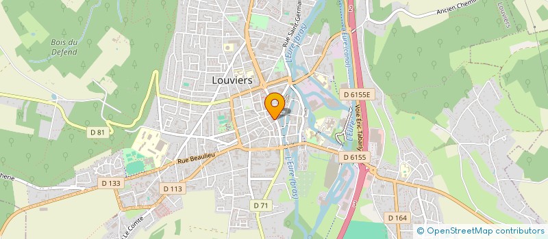 localisation de l'entreprise MONSIEUR SEBASTIEN LELOUP à LOUVIERS