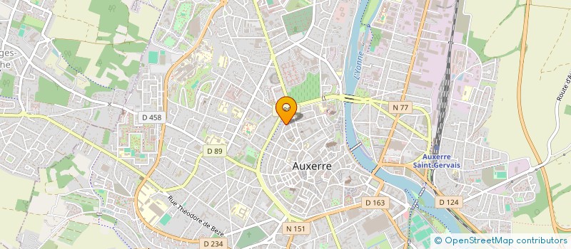 localisation de l'entreprise MONSIEUR SEBASTIEN LEMAIRE à AUXERRE