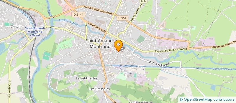 localisation de l'entreprise MONSIEUR SEBASTIEN LEMAN  SAINT-AMAND-MONTROND