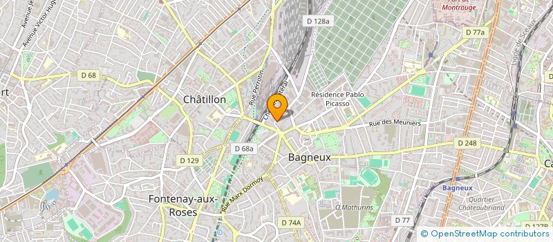 localisation de l'entreprise MONSIEUR SEBASTIEN LEMAU DE TALANCE à BAGNEUX