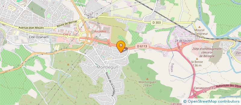 localisation de l'entreprise MONSIEUR SEBASTIEN LEMOINE  CARCASSONNE