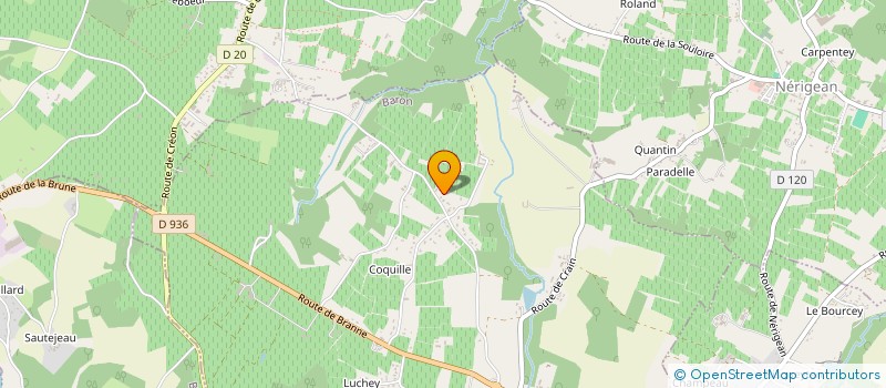 localisation de l'entreprise MONSIEUR SEBASTIEN LEMOINE  BARON