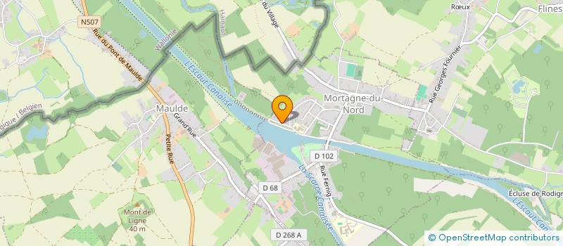 localisation de l'entreprise MONSIEUR SEBASTIEN LENNE  MORTAGNE-DU-NORD