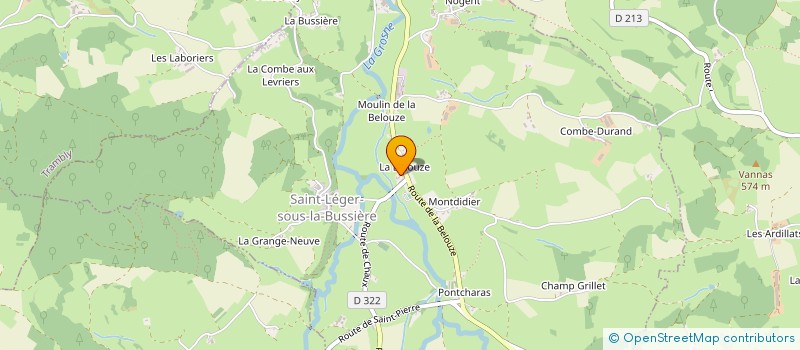 localisation de l'entreprise MONSIEUR SEBASTIEN LENOIR  MONTMELARD