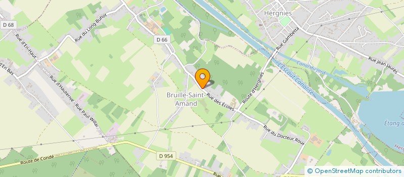 localisation de l'entreprise MONSIEUR SEBASTIEN LENUD  BRUILLE-SAINT-AMAND