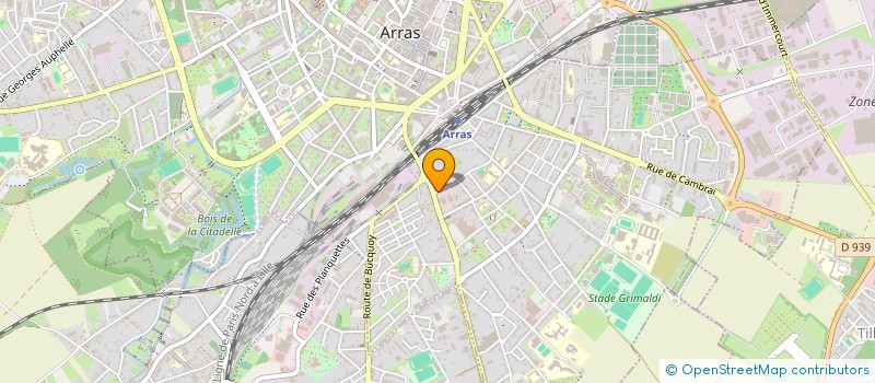 localisation de l'entreprise MONSIEUR SEBASTIEN LEPAGE à ARRAS