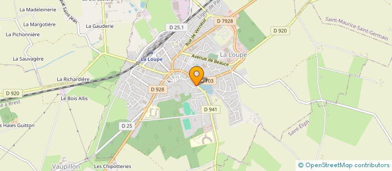 localisation de l'entreprise MONSIEUR SEBASTIEN LEPAGE à LA LOUPE