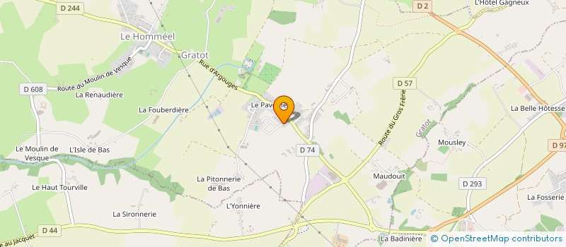 localisation de l'entreprise MONSIEUR SEBASTIEN LEPAGE  GRATOT