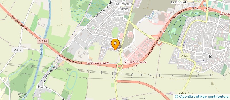 localisation de l'entreprise MONSIEUR SEBASTIEN LEPAS  FLEURY-SUR-ORNE