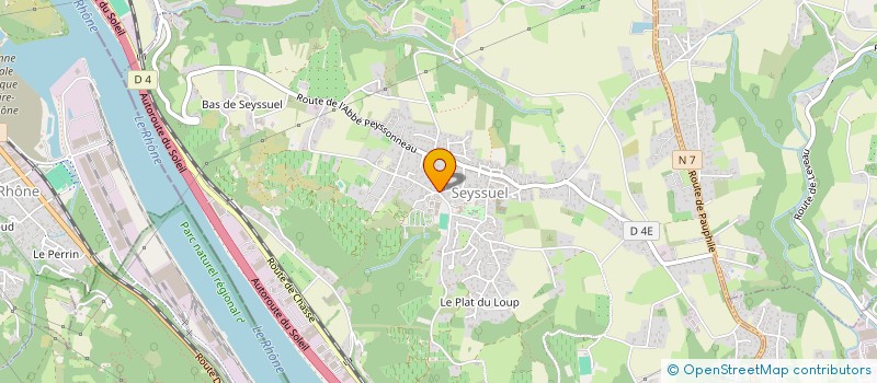 localisation de l'entreprise MONSIEUR SEBASTIEN LEPELLEY  SEYSSUEL