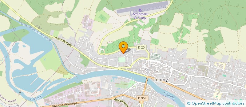 localisation de l'entreprise MONSIEUR SEBASTIEN LEPEU  JOIGNY