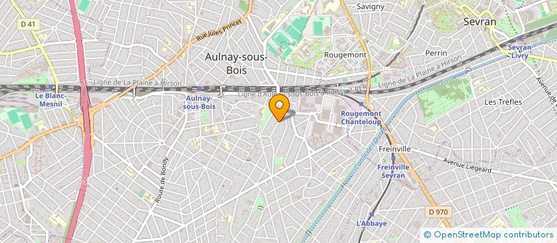 localisation de l'entreprise MONSIEUR SEBASTIEN LEPLUS à AULNAY-SOUS-BOIS