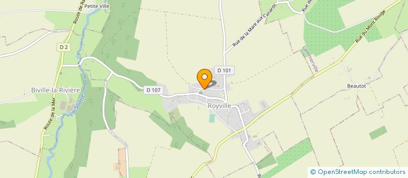 localisation de l'entreprise MONSIEUR SEBASTIEN LEPORTIER  THIL-MANNEVILLE