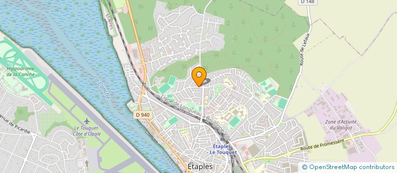 localisation de l'entreprise MONSIEUR SEBASTIEN LEPRETRE à ETAPLES