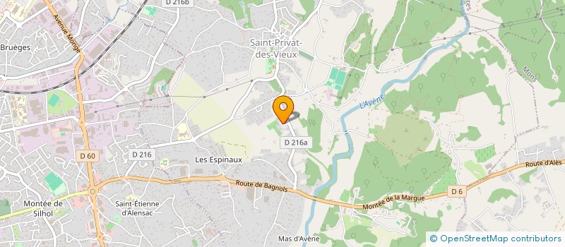 localisation de l'entreprise MONSIEUR SEBASTIEN LERAT  SAINT-PRIVAT-DES-VIEUX