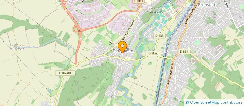 localisation de l'entreprise MONSIEUR SEBASTIEN LERDUNG  BRUNSTATT-DIDENHEIM