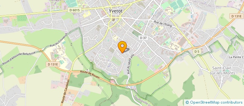 localisation de l'entreprise MONSIEUR SEBASTIEN LEREBOURS  YVETOT