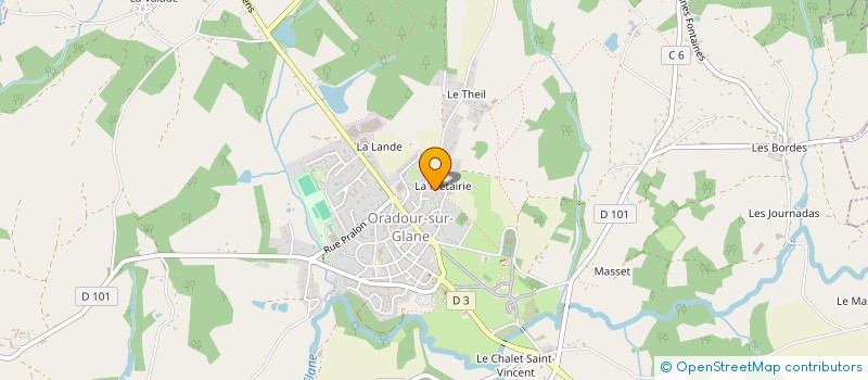 localisation de l'entreprise MONSIEUR SEBASTIEN LEROI à ORADOUR-SUR-GLANE
