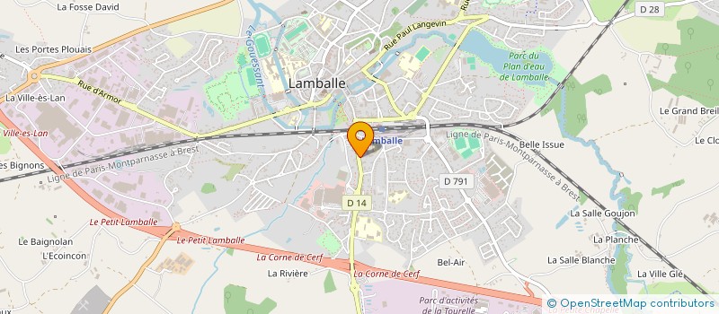 localisation de l'entreprise MONSIEUR SEBASTIEN LEROUX à LAMBALLE-ARMOR
