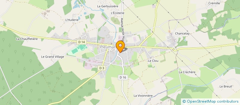 localisation de l'entreprise MONSIEUR SEBASTIEN LEROUX  PLEUMARTIN