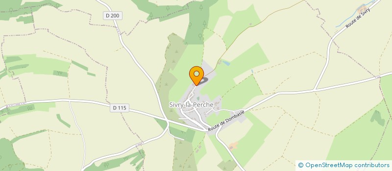 localisation de l'entreprise MONSIEUR SEBASTIEN LEROY  SIVRY-LA-PERCHE
