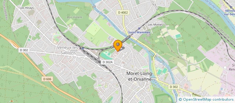 localisation de l'entreprise MONSIEUR SEBASTIEN LEROY  MORET-LOING-ET-ORVANNE