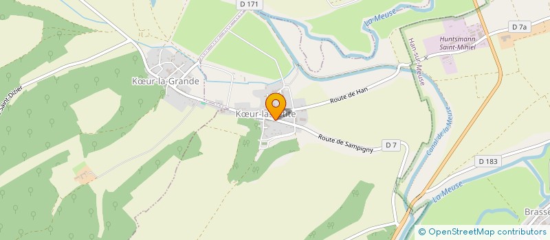 localisation de l'entreprise MONSIEUR SEBASTIEN LESCAILLE à KŒUR-LA-PETITE