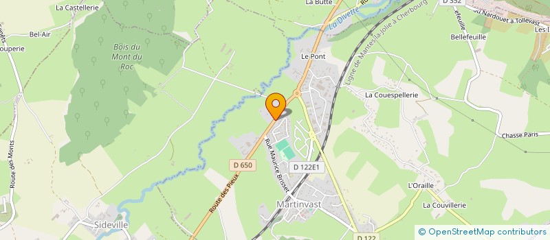 localisation de l'entreprise MONSIEUR SEBASTIEN LESOIF  MARTINVAST