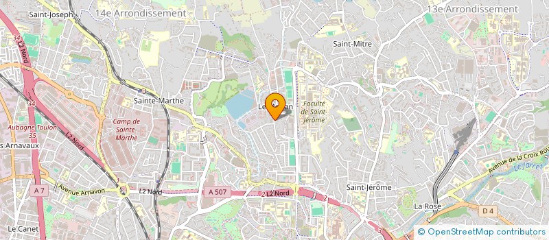 localisation de l'entreprise MONSIEUR SEBASTIEN LETEMPLE DIT CHAPUY  MARSEILLE