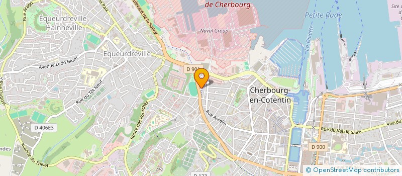 localisation de l'entreprise MONSIEUR SEBASTIEN LETERRIER  CHERBOURG-EN-COTENTIN