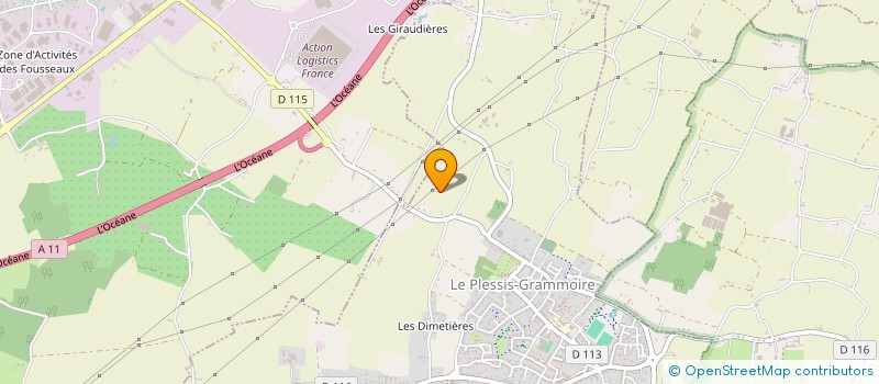 localisation de l'entreprise MONSIEUR SEBASTIEN LETOURNEAU à LE PLESSIS-GRAMMOIRE