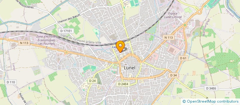 localisation de l'entreprise MONSIEUR SEBASTIEN LETRILLARD  LUNEL