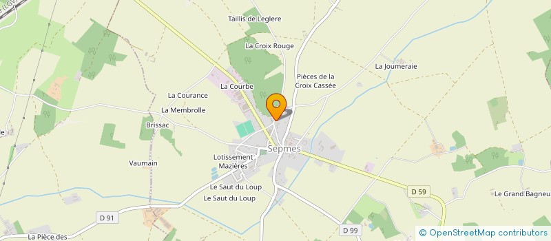 localisation de l'entreprise MONSIEUR SEBASTIEN LETURGEON  SEPMES