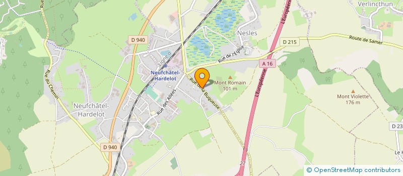 localisation de l'entreprise MONSIEUR SEBASTIEN LEVEL à NEUFCHATEL-HARDELOT