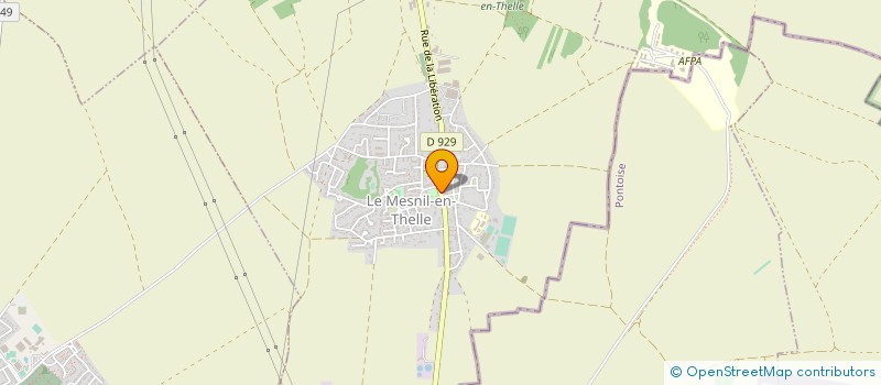 localisation de l'entreprise MONSIEUR SEBASTIEN LEVEQUE  LE MESNIL-EN-THELLE