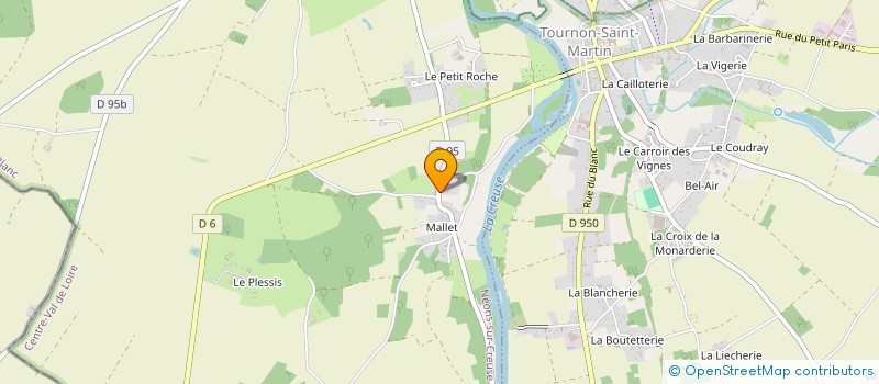 localisation de l'entreprise MONSIEUR SEBASTIEN LEVRAULT à NEONS-SUR-CREUSE