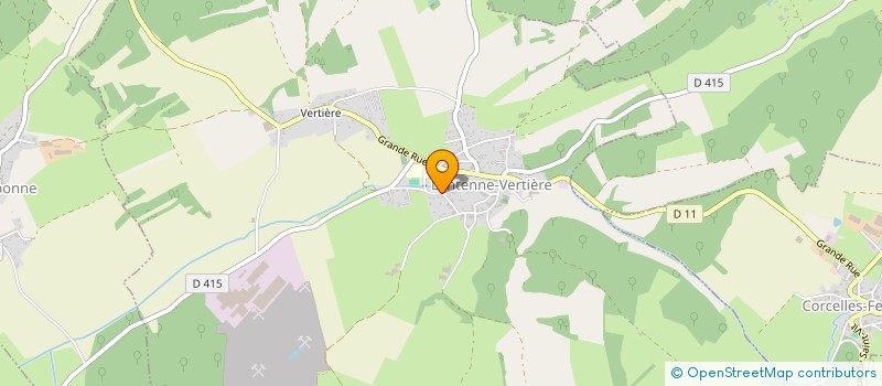 localisation de l'entreprise MONSIEUR SEBASTIEN LEVREY  LANTENNE-VERTIERE