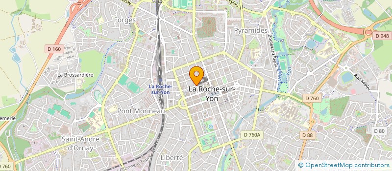 localisation de l'entreprise MONSIEUR SEBASTIEN LEVRON à LA ROCHE-SUR-YON