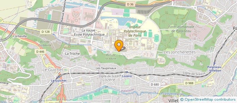 localisation de l'entreprise MONSIEUR SEBASTIEN LEVY  PALAISEAU