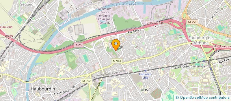 localisation de l'entreprise MONSIEUR SEBASTIEN LHERBIER  LOOS